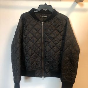 Religion Quilted bomber jacket